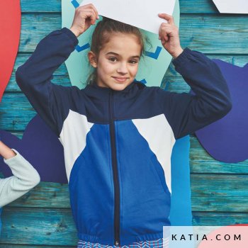 patron de costura chaqueta con cremallera y capucha 20a 5520 katia fh