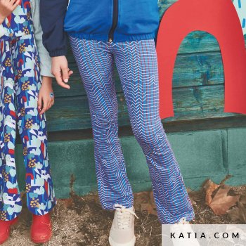 patron de costura pantalones infantiles acampanados 24a 5520 katia fh