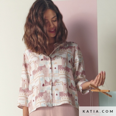 modello di cucito camicia da donna 21a 5521 katia p