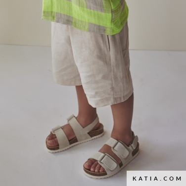 modello di cucito per pantaloncini da bambino 7a 5521 katia p