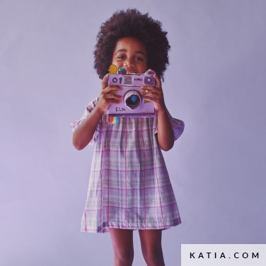 modello di cucito vestito basico da bambina 10a 5521 katia p