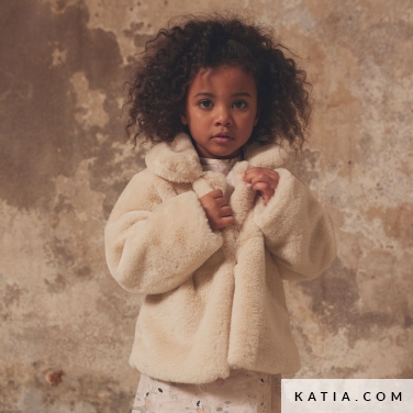 modello di cucito per giacca con colletto taglia bambino 7a 5524 katia p