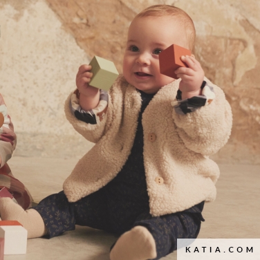 modello di cucito per una giacca da neonato 3a 5524 katia p