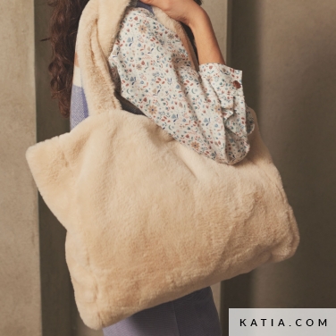 modello per una borsa shopper con doppie maniglie 24b 5524 katia p