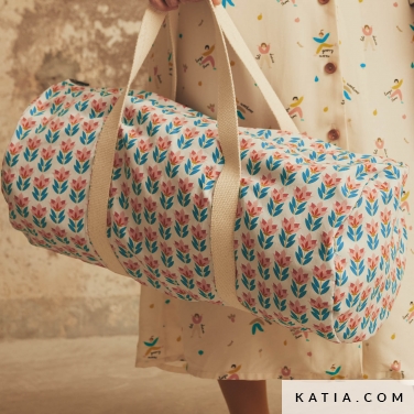 modello per una borsa sportiva rotonda 27c 5524 katia p