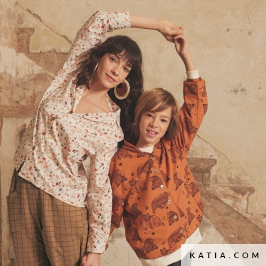 modello per una camicia da donna con colletto 18b 5524 katia p