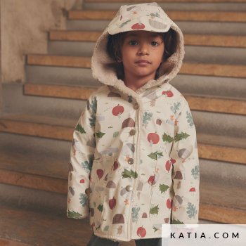 patron de costura chaqueta chubasquero con gorro y bolsillos 8a 5524 katia fh