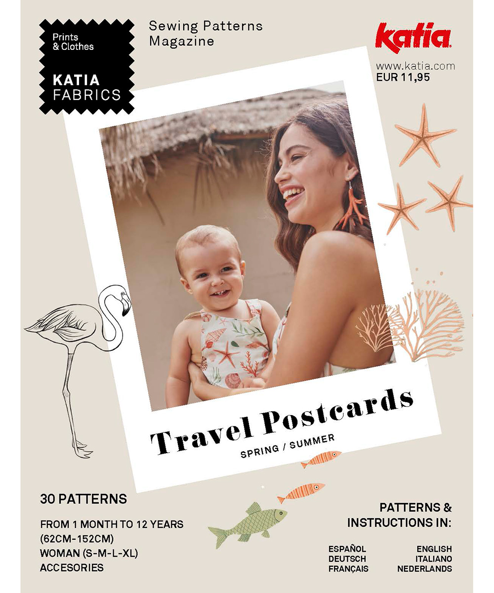 Zeitschrift Nähen Travel Postcards 1