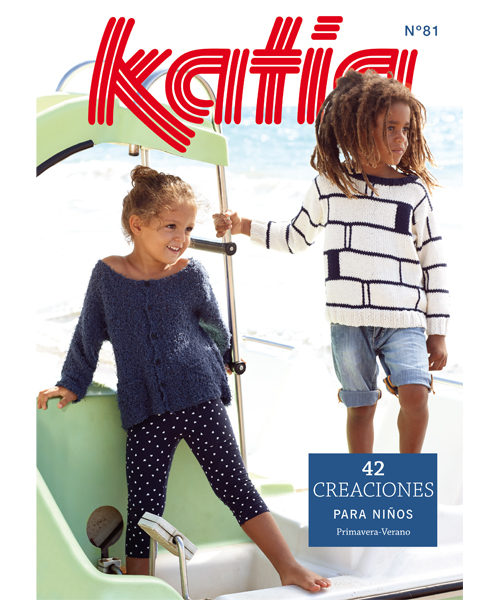 libro rivista schema lavora maglia uncinetto bambini primavera estate katia 6022_es en