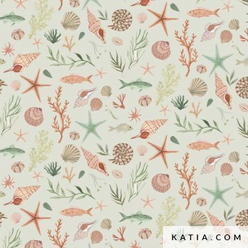 baumwoll popeline poplin coral reef 2001 194 katia fh