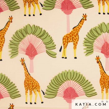 tela popelin de algodon poplin giraffes 2001 170 katia fh