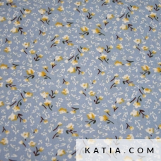 tessuto in viscosa print azalea blue 2044 6 katia p