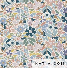 tessuto in viscosa ecoviscose mosaic tile 2078 32 katia p