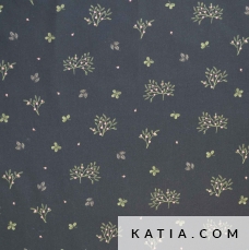 tessuto popeline in cotone poplin rabbit leaves 2101 156 katia p