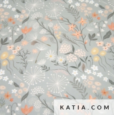 tessuto in viscosa ecoviscosa con fiori 2172 35 katia p