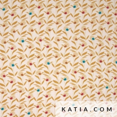 tessuto in viscosa retro flowers 2172 27 katia p