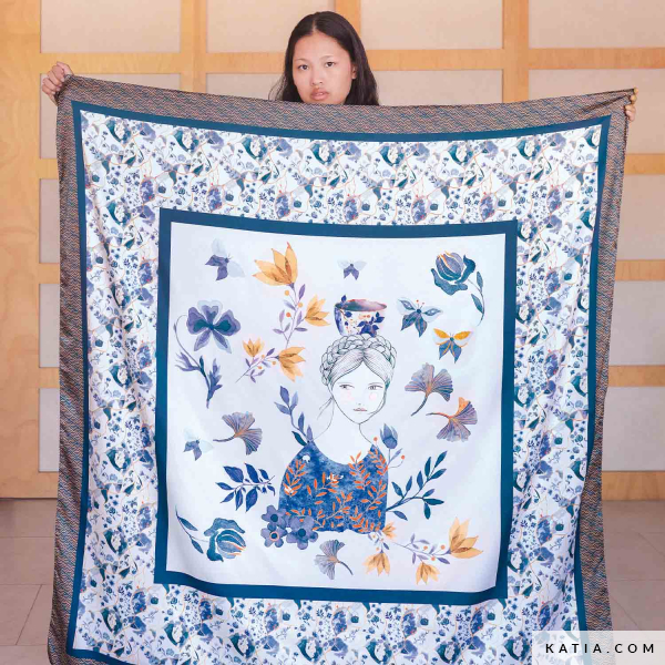 panel tkaniny satin bright kintsugui scarf 2238 1 05 katia n