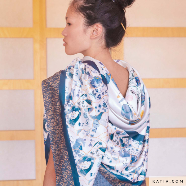 panel tkaniny satin bright kintsugui scarf 2238 1 06 katia n