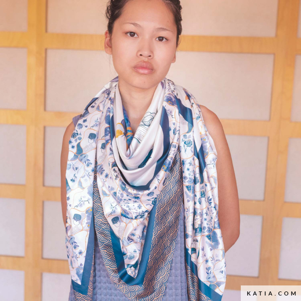 panel tkaniny satin bright kintsugui scarf 2238 1 07 katia n