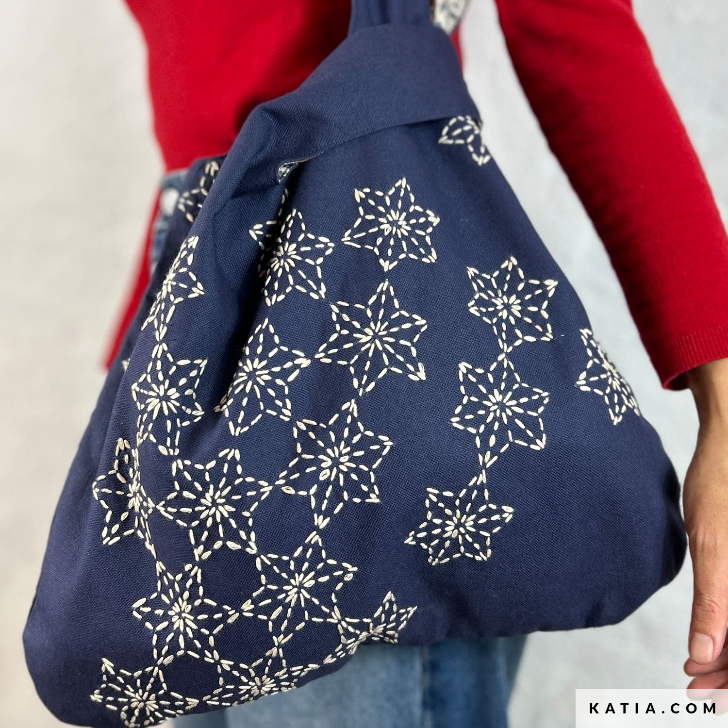 Kit Couture et Broderie | Sac Japonais avec Broderie Sashiko O/S