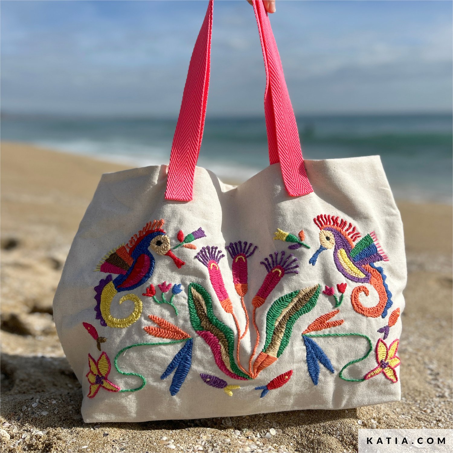 Kit di Cucito e Ricamo | Borsa con Ricamo Messicano O/S