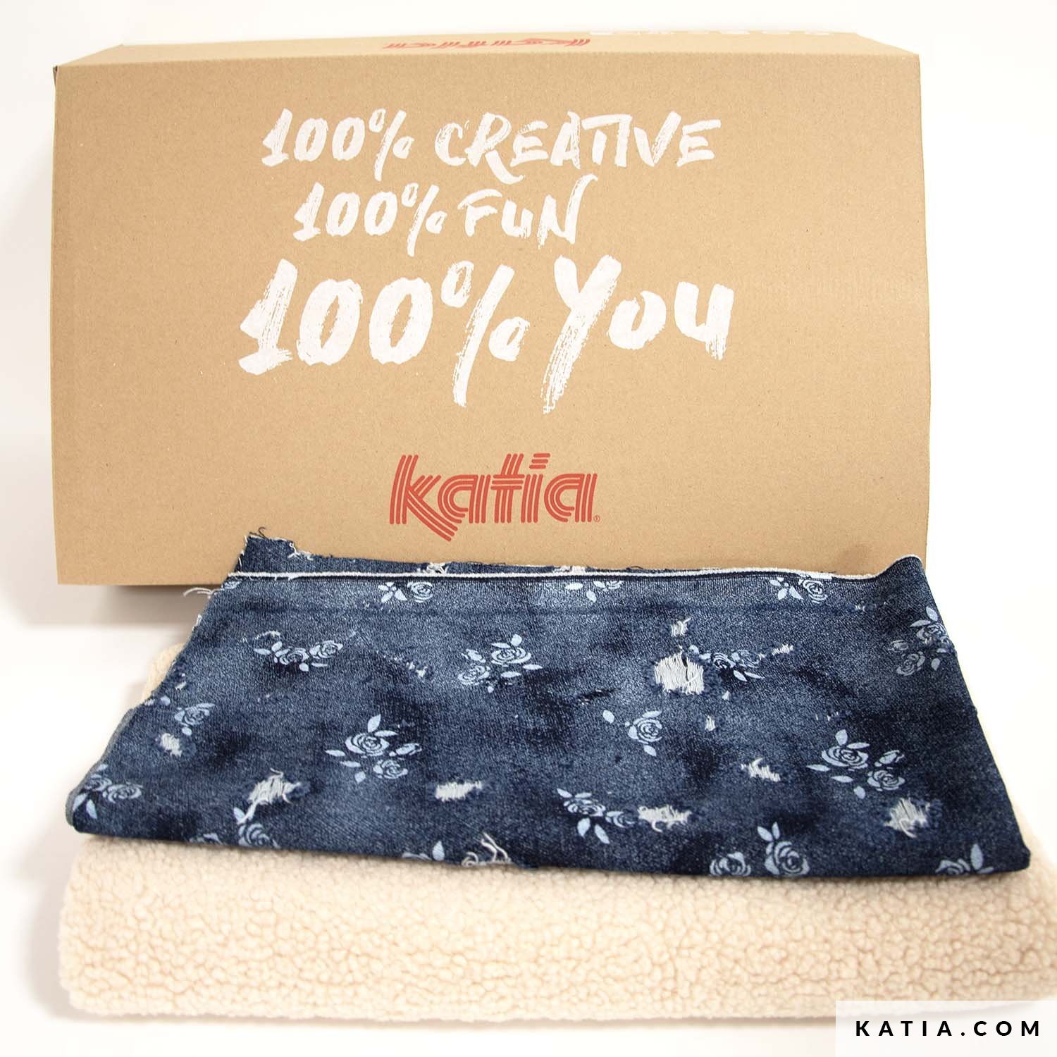 Nähset – Tasche aus Denim und Sherpa O/S