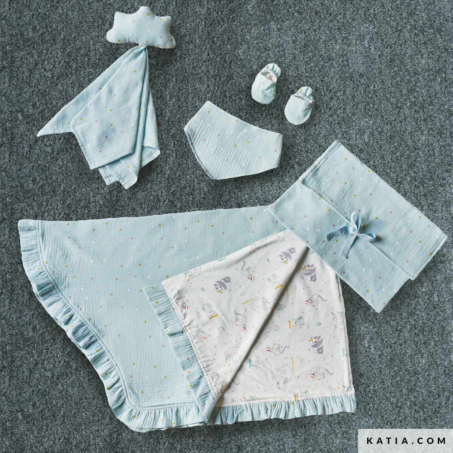 Kit Cucito coordinato da Neonato Newborn Party