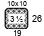 Échantillon 4x4''. Il s’agit du nombre de mailles et de rangs nécessaires pour calculer les pouces/cm d’un vêtement