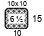 Muestra de 4x4 ''. Este es el número de puntadas y filas necesarias para calcular las pulgadas / cm en una prenda.