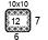 4x4'' Swatch. This is the number of stitches and rows necessary to calculate the inches/cm in a garment 4x4'' Swatch. This is the number of stitches and rows necessary to calculate the inches/cm in a garment