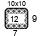 4x4'' Swatch. This is the number of stitches and rows necessary to calculate the inches/cm in a garment