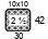 4x4'' Swatch. This is the number of stitches and rows necessary to calculate the inches/cm in a garment