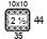 4x4'' Swatch. This is the number of stitches and rows necessary to calculate the inches/cm in a garment 4x4'' Swatch. This is the number of stitches and rows necessary to calculate the inches/cm in a garment
