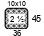 4x4'' Swatch. This is the number of stitches and rows necessary to calculate the inches/cm in a garment