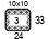 4x4'' Swatch. This is the number of stitches and rows necessary to calculate the inches/cm in a garment