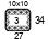 4x4'' Swatch. This is the number of stitches and rows necessary to calculate the inches/cm in a garment