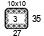 4x4'' Swatch. This is the number of stitches and rows necessary to calculate the inches/cm in a garment