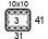 4x4'' Swatch. This is the number of stitches and rows necessary to calculate the inches/cm in a garment