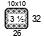 4x4' Swatch. This is the number of stitches and rows necessary to calculate the inches/cm in a garment