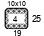 4x4'' Swatch. This is the number of stitches and rows necessary to calculate the inches/cm in a garment