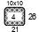 4x4'' Swatch. This is the number of stitches and rows necessary to calculate the inches/cm in a garment 4x4'' Swatch. This is the number of stitches and rows necessary to calculate the inches/cm in a garment