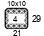 4x4'' Swatch. This is the number of stitches and rows necessary to calculate the inches/cm in a garment