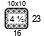 4x4'' Swatch. This is the number of stitches and rows necessary to calculate the inches/cm in a garment 4x4'' Swatch. This is the number of stitches and rows necessary to calculate the inches/cm in a garment