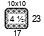 4x4'' Swatch. This is the number of stitches and rows necessary to calculate the inches/cm in a garment