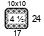 4x4'' Swatch. This is the number of stitches and rows necessary to calculate the inches/cm in a garment