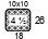 4x4'' Swatch. This is the number of stitches and rows necessary to calculate the inches/cm in a garment 4x4'' Swatch. This is the number of stitches and rows necessary to calculate the inches/cm in a garment