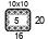 4x4'' Swatch. This is the number of stitches and rows necessary to calculate the inches/cm in a garment