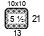 4x4'' Swatch. This is the number of stitches and rows necessary to calculate the inches/cm in a garment 4x4'' Swatch. This is the number of stitches and rows necessary to calculate the inches/cm in a garment