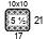 4x4'' Swatch. This is the number of stitches and rows necessary to calculate the inches/cm in a garment