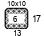 4x4'' Swatch. This is the number of stitches and rows necessary to calculate the inches/cm in a garment